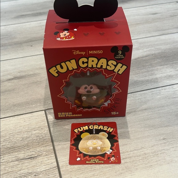 Miniso | Accessories | Miniso Fun Crash Mickey Mouse Keychain Pendant ...